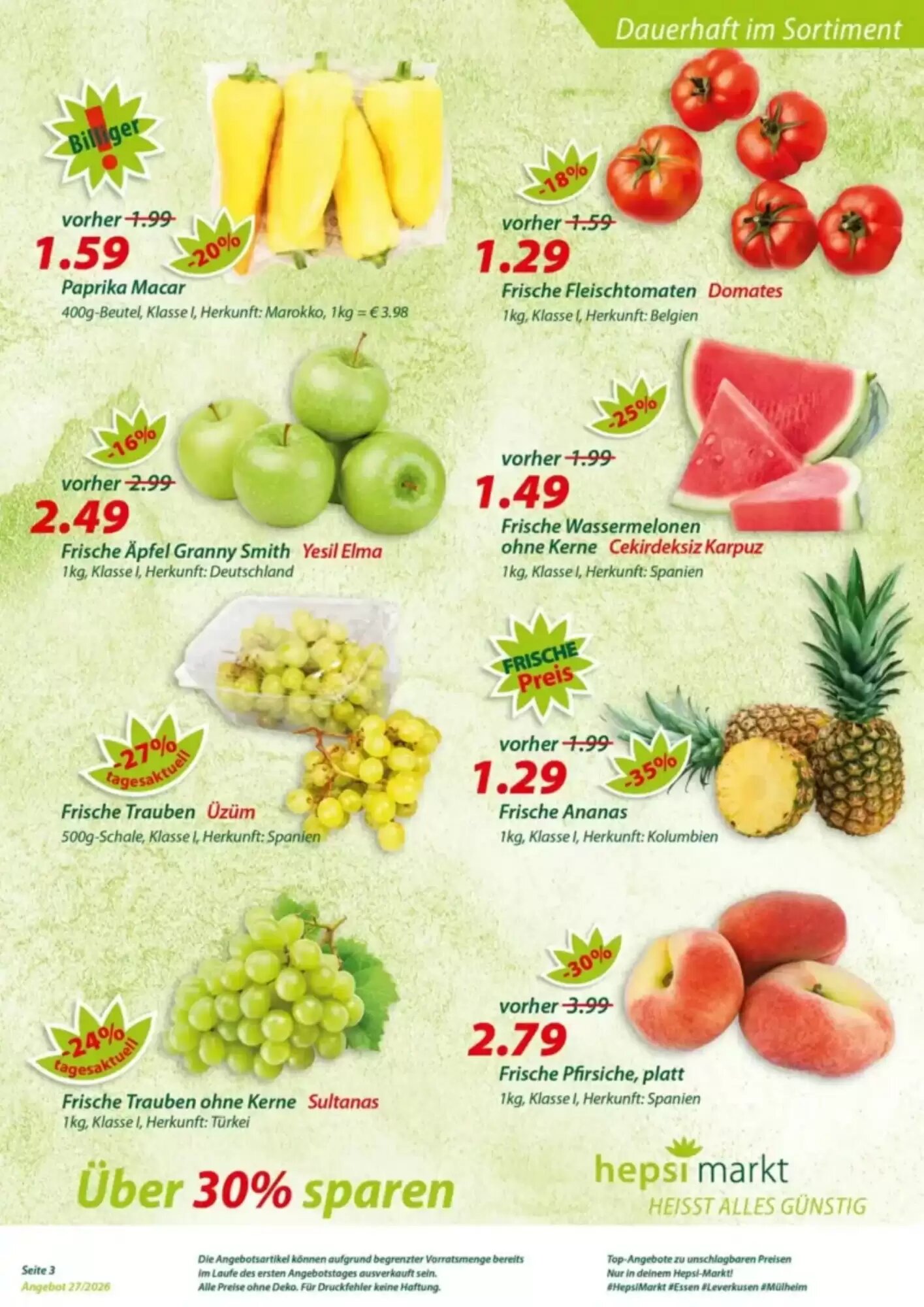 Hepsi-Markt Prospekt (ab 29.06.2026) zum Blättern - Seite 3