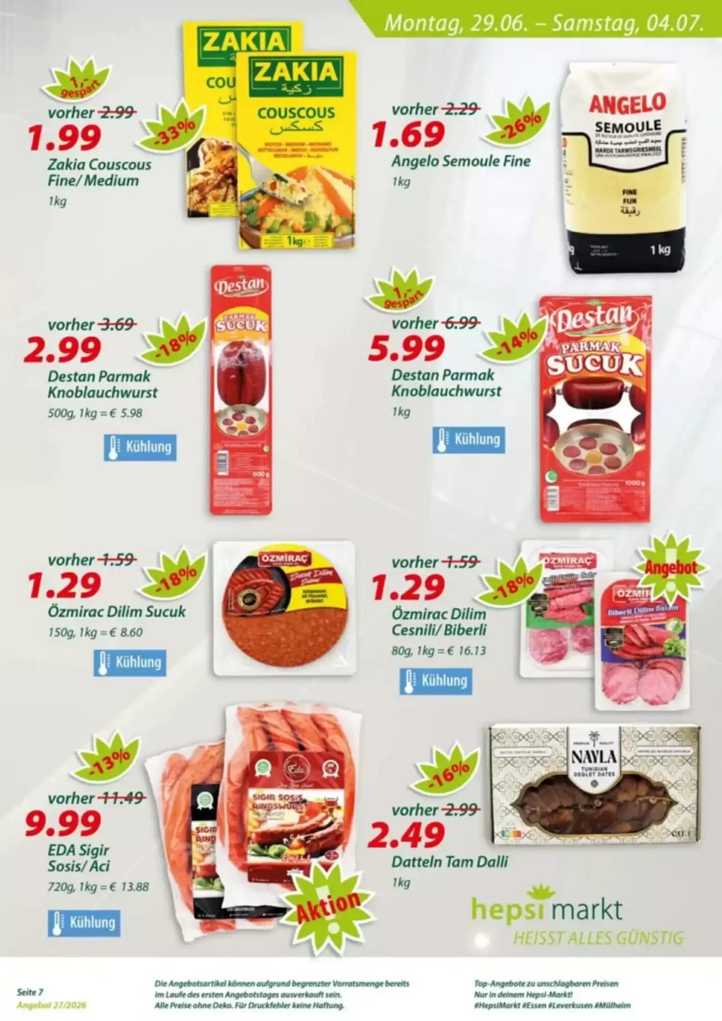 Hepsi-Markt Prospekt (ab 29.06.2026) zum Blättern - Seite 7