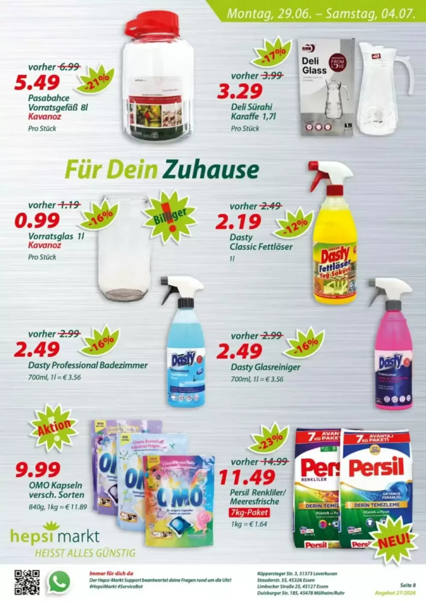 Hepsi-Markt Prospekt (ab 29.06.2026) zum Blättern - Seite 8