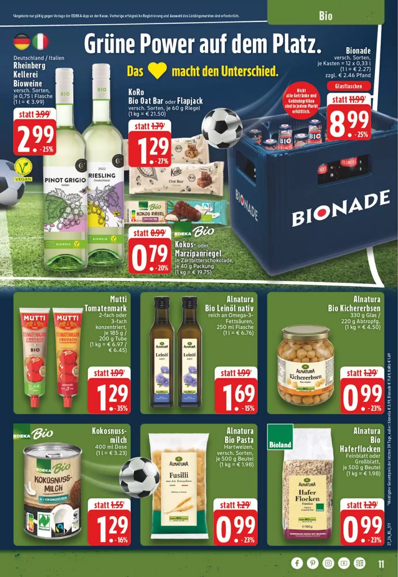 EDEKA Vogl Prospekt (ab 29.06.2026) zum Blättern - Seite 11