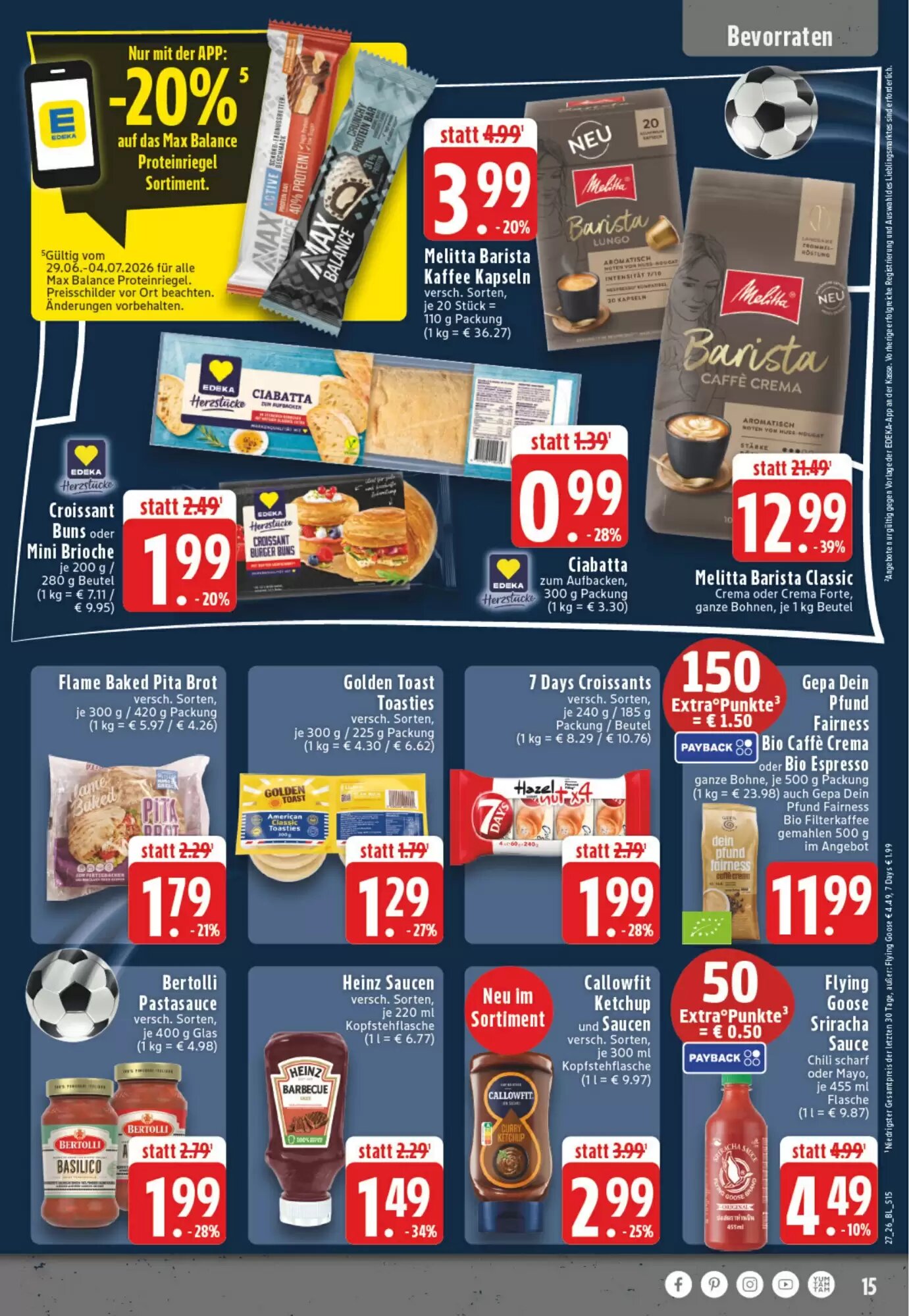 EDEKA Vogl Prospekt (ab 29.06.2026) zum Blättern - Seite 15