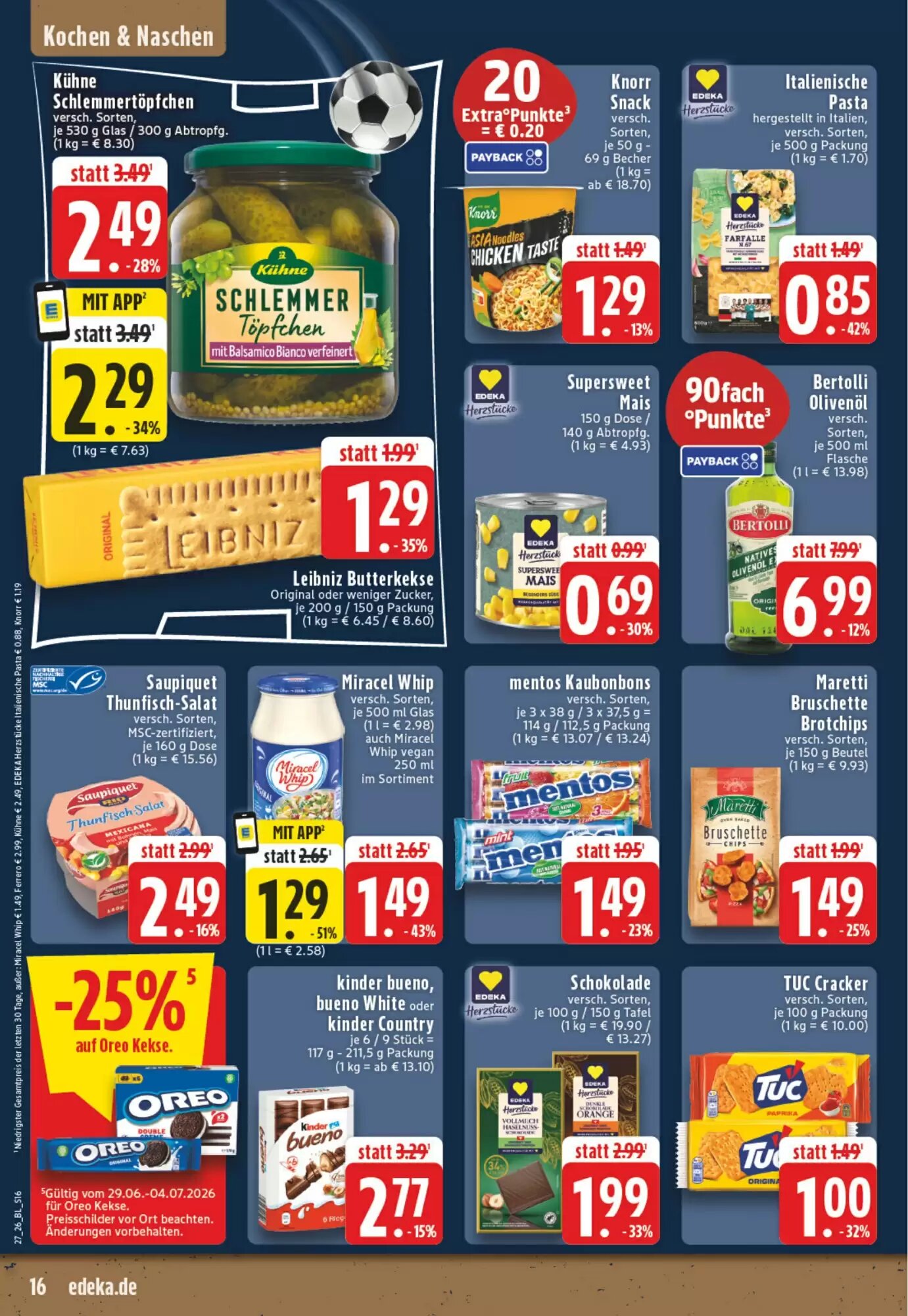 EDEKA Vogl Prospekt (ab 29.06.2026) zum Blättern - Seite 16
