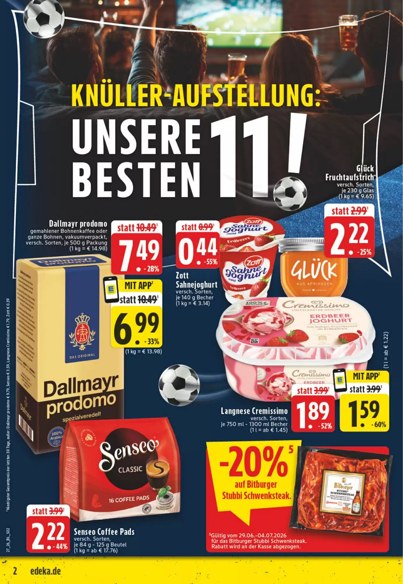 EDEKA Vogl Prospekt (ab 29.06.2026) zum Blättern - Seite 2