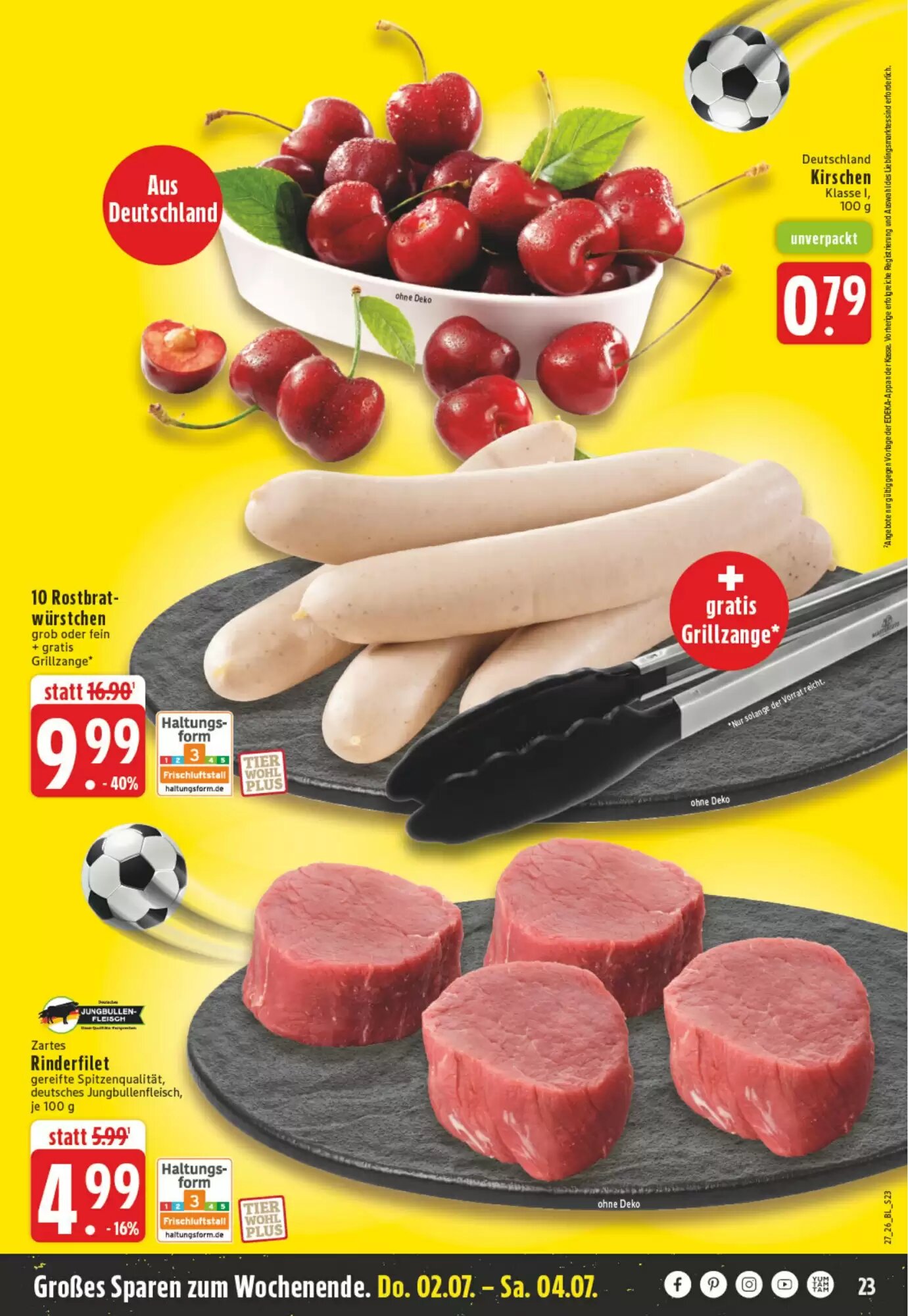EDEKA Vogl Prospekt (ab 29.06.2026) zum Blättern - Seite 23