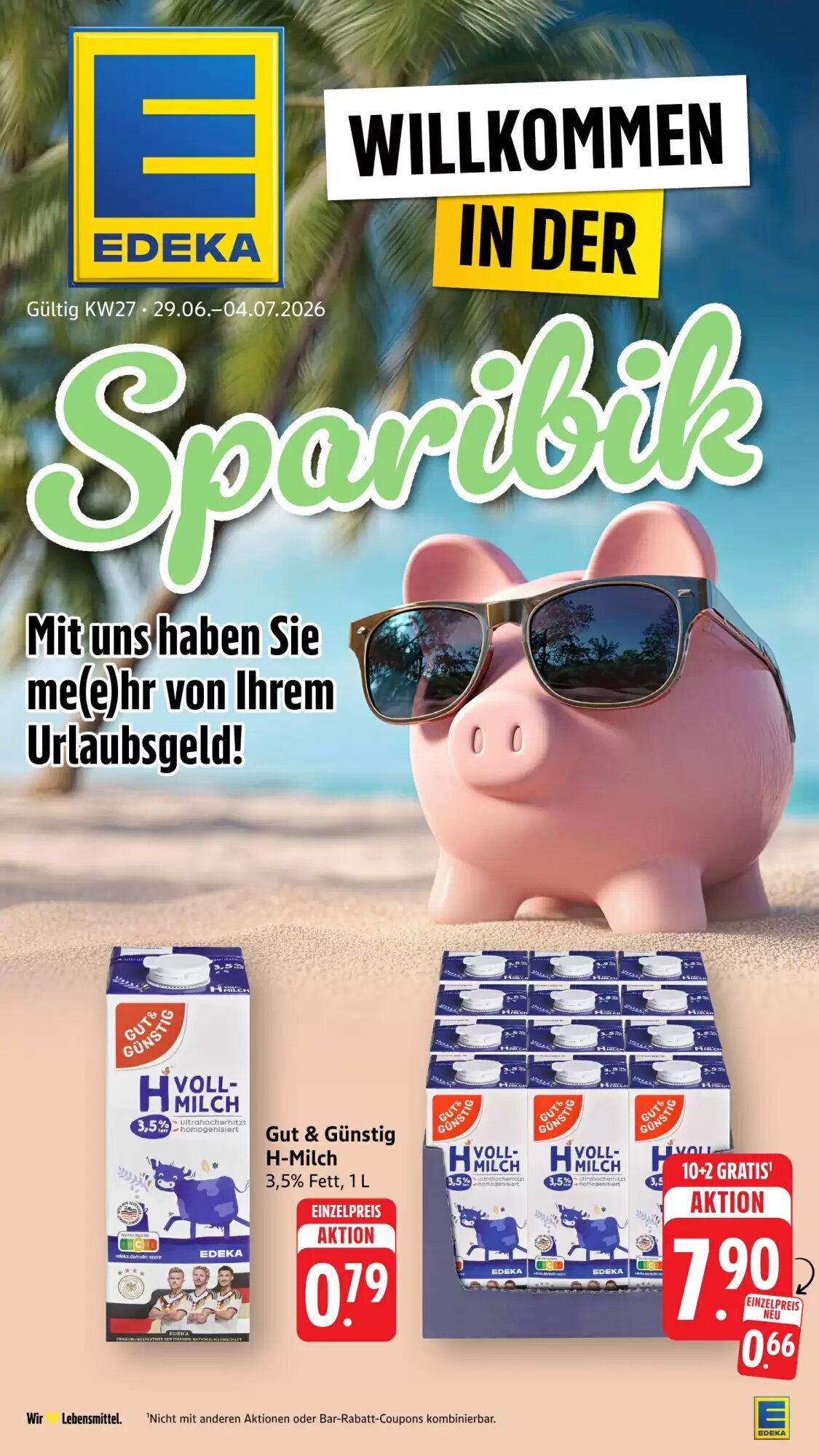 Edeka Stenger Prospekt (ab 29.06.2026) zum Blättern - Seite 1