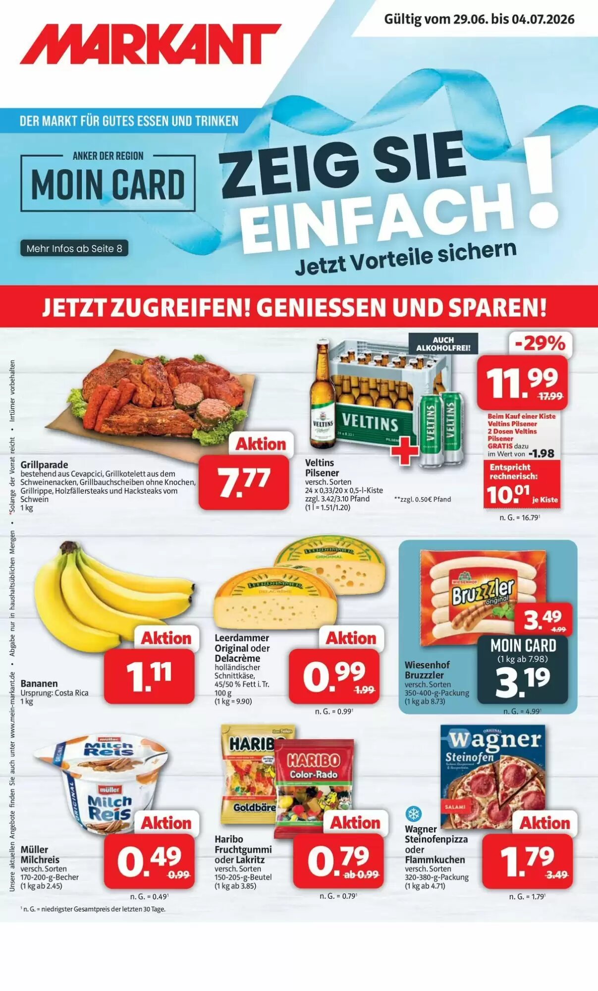 Markant Markt Prospekt (ab 29.06.2026) zum Blättern - Seite 1