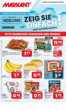 Markant Markt Prospekt (ab 29.06.2026) zum Blättern