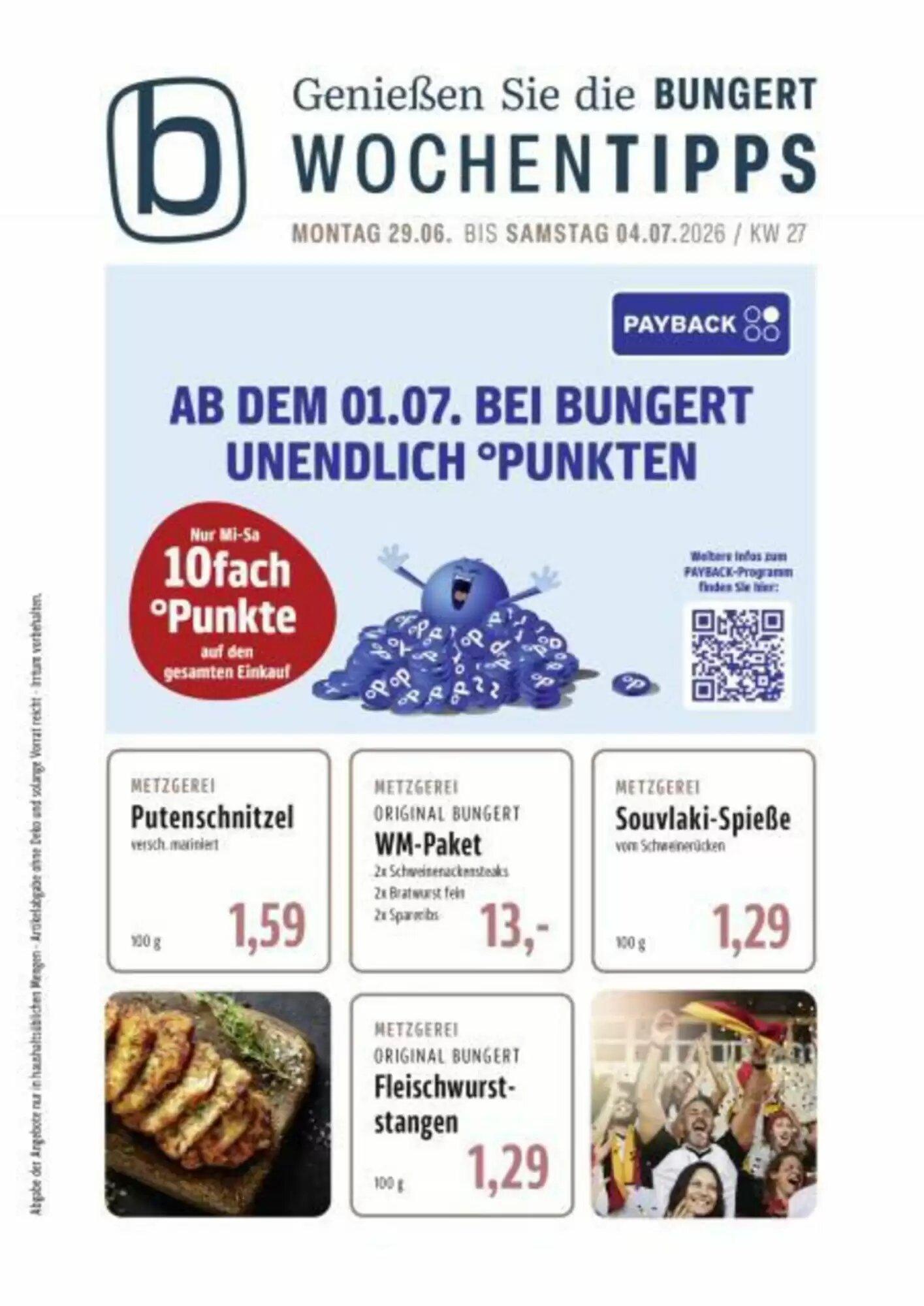 BUNGERT Prospekt (ab 29.06.2026) zum Blättern - Seite 1
