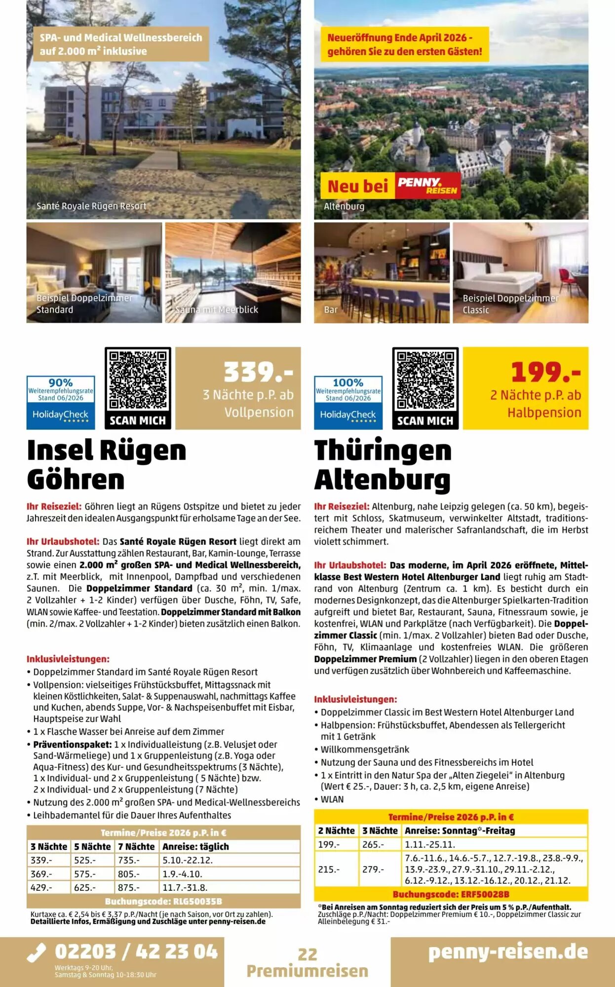 Penny Reisen Prospekt (ab 01.07.2026) zum Blättern - Seite 22