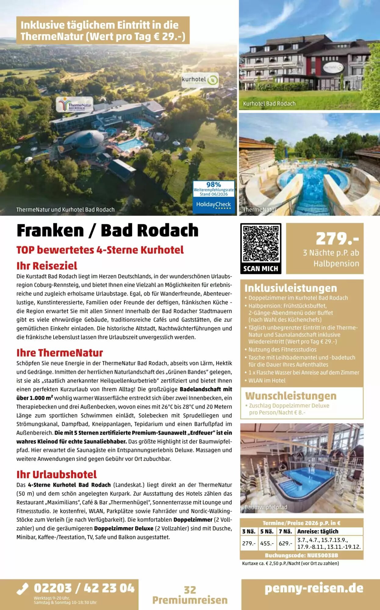 Penny Reisen Prospekt (ab 01.07.2026) zum Blättern - Seite 32