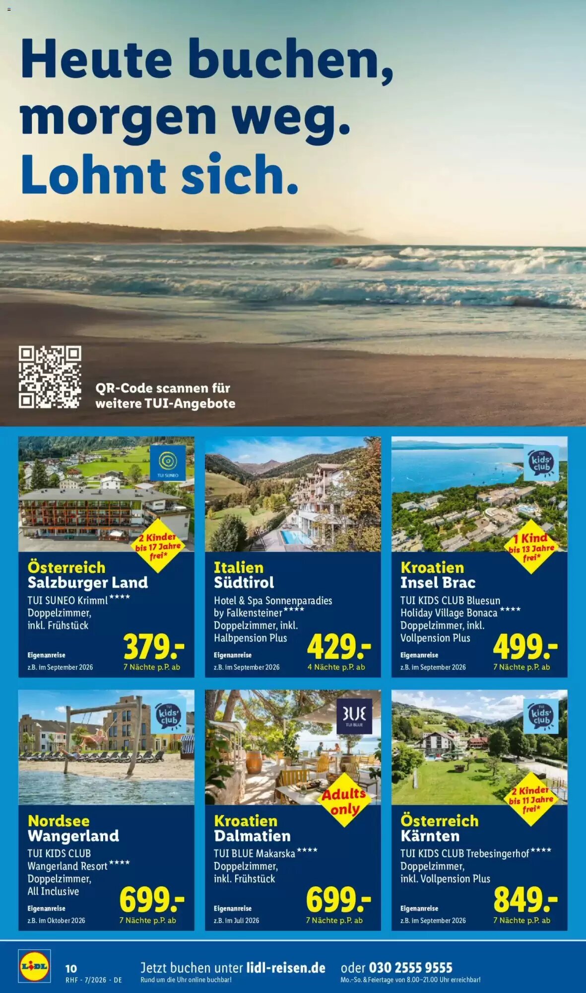 Lidl Reisen Prospekt (ab 01.07.2026) zum Blättern - Seite 10
