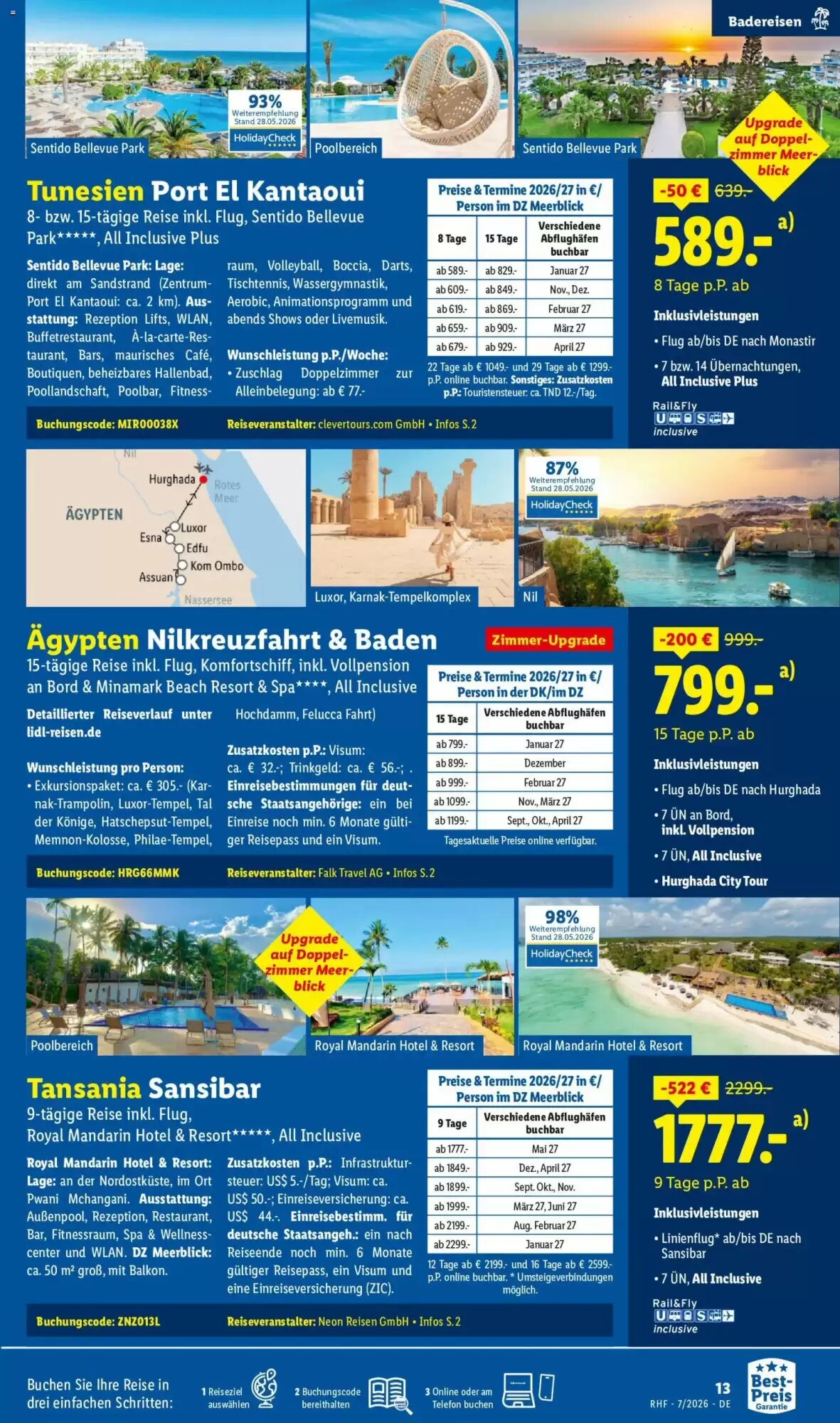 Lidl Reisen Prospekt (ab 01.07.2026) zum Blättern - Seite 13