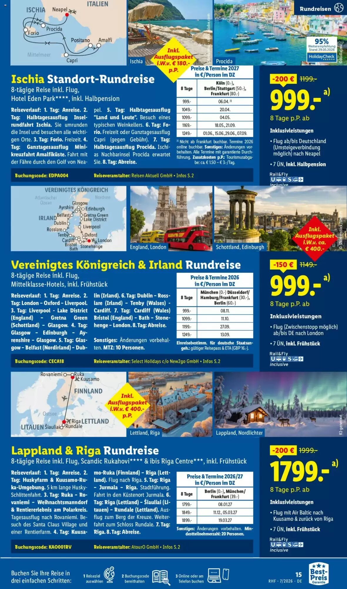 Lidl Reisen Prospekt (ab 01.07.2026) zum Blättern - Seite 15