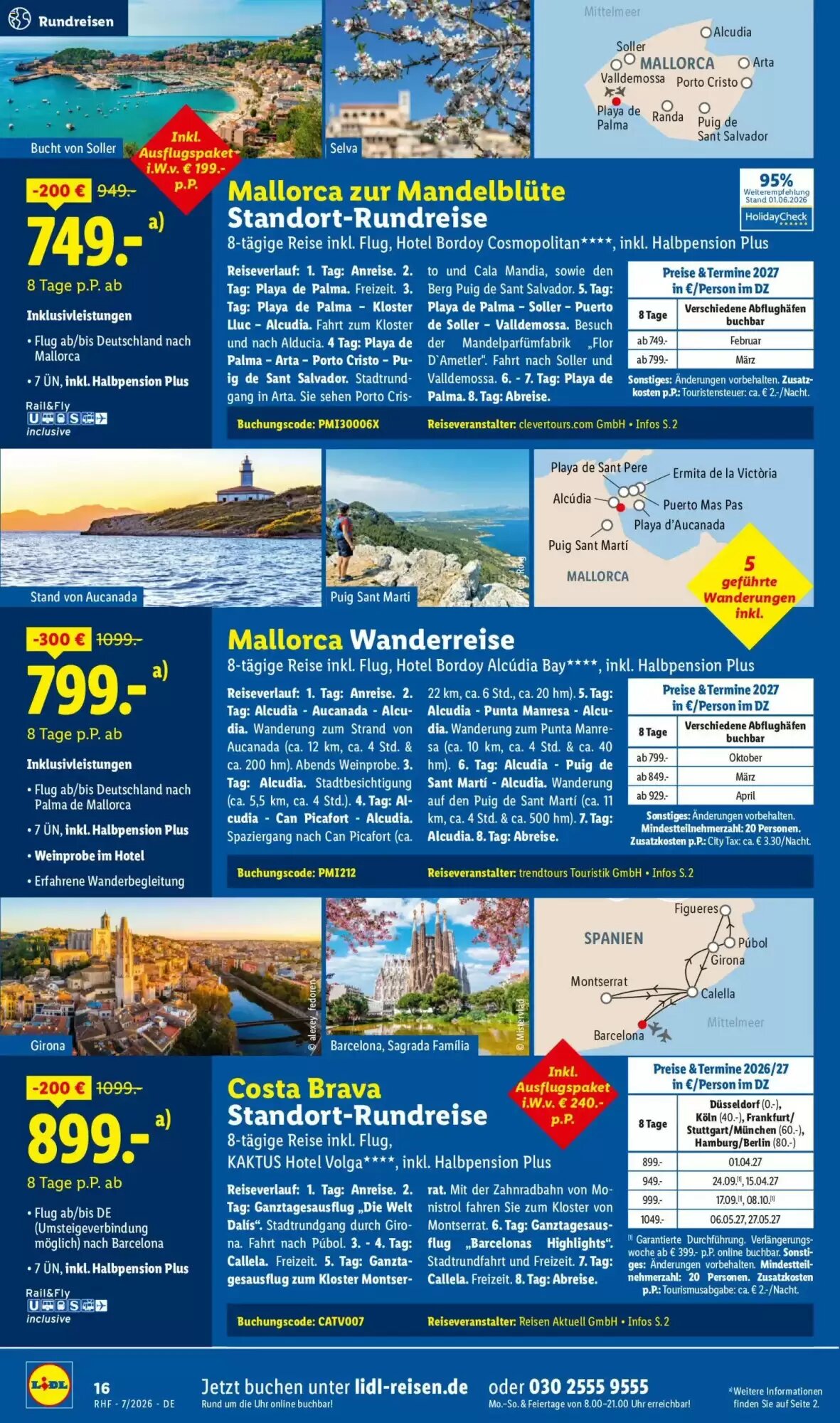 Lidl Reisen Prospekt (ab 01.07.2026) zum Blättern - Seite 16