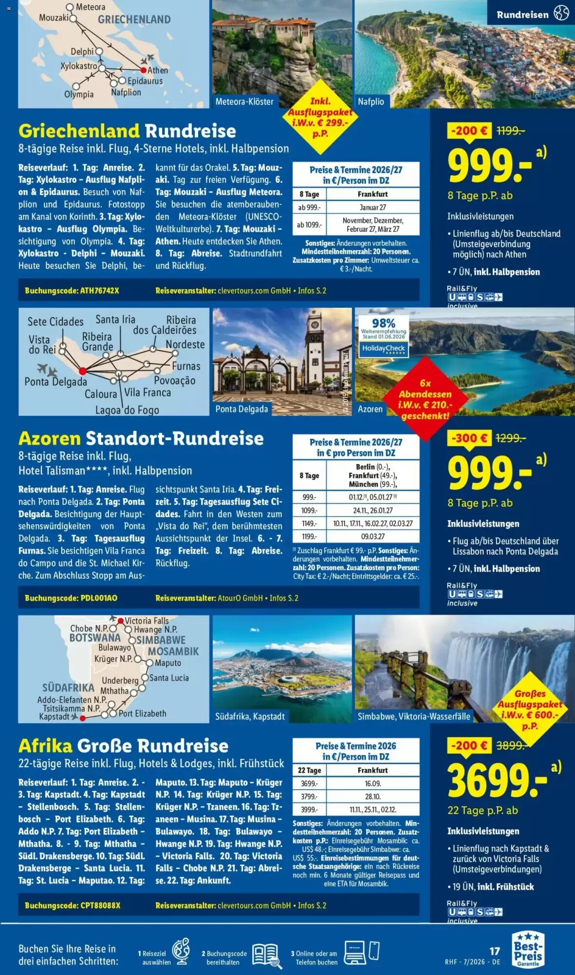Lidl Reisen Prospekt (ab 01.07.2026) zum Blättern - Seite 17