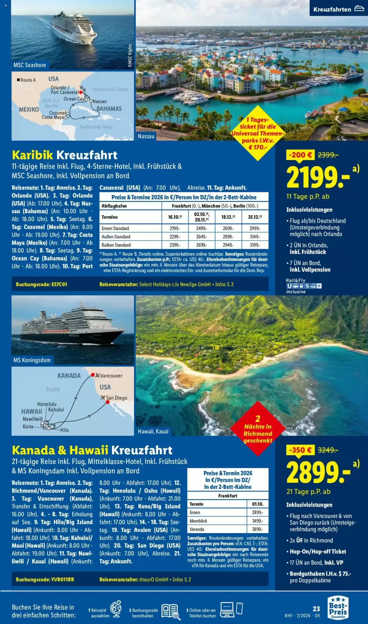 Lidl Reisen Prospekt (ab 01.07.2026) zum Blättern - Seite 23
