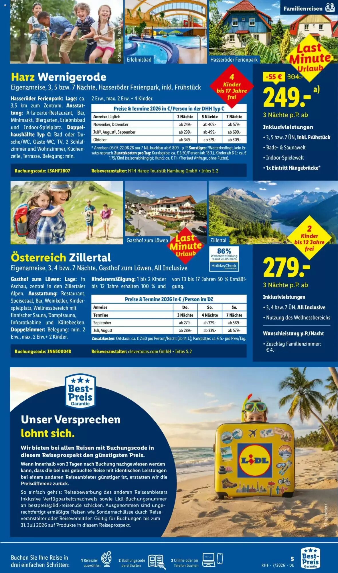 Lidl Reisen Prospekt (ab 01.07.2026) zum Blättern - Seite 5