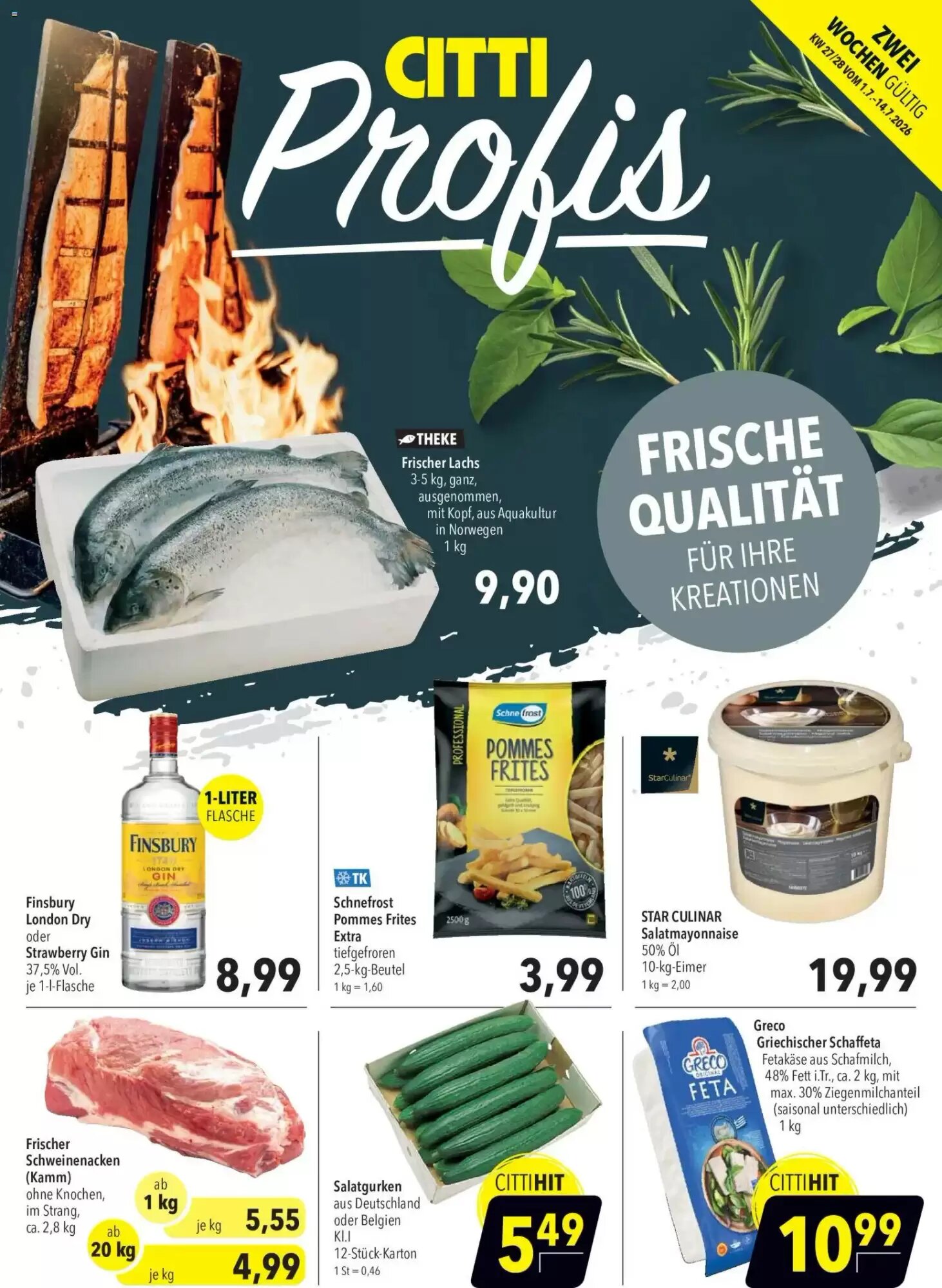 CITTI Markt Prospekt (ab 01.07.2026) zum Blättern - Seite 1