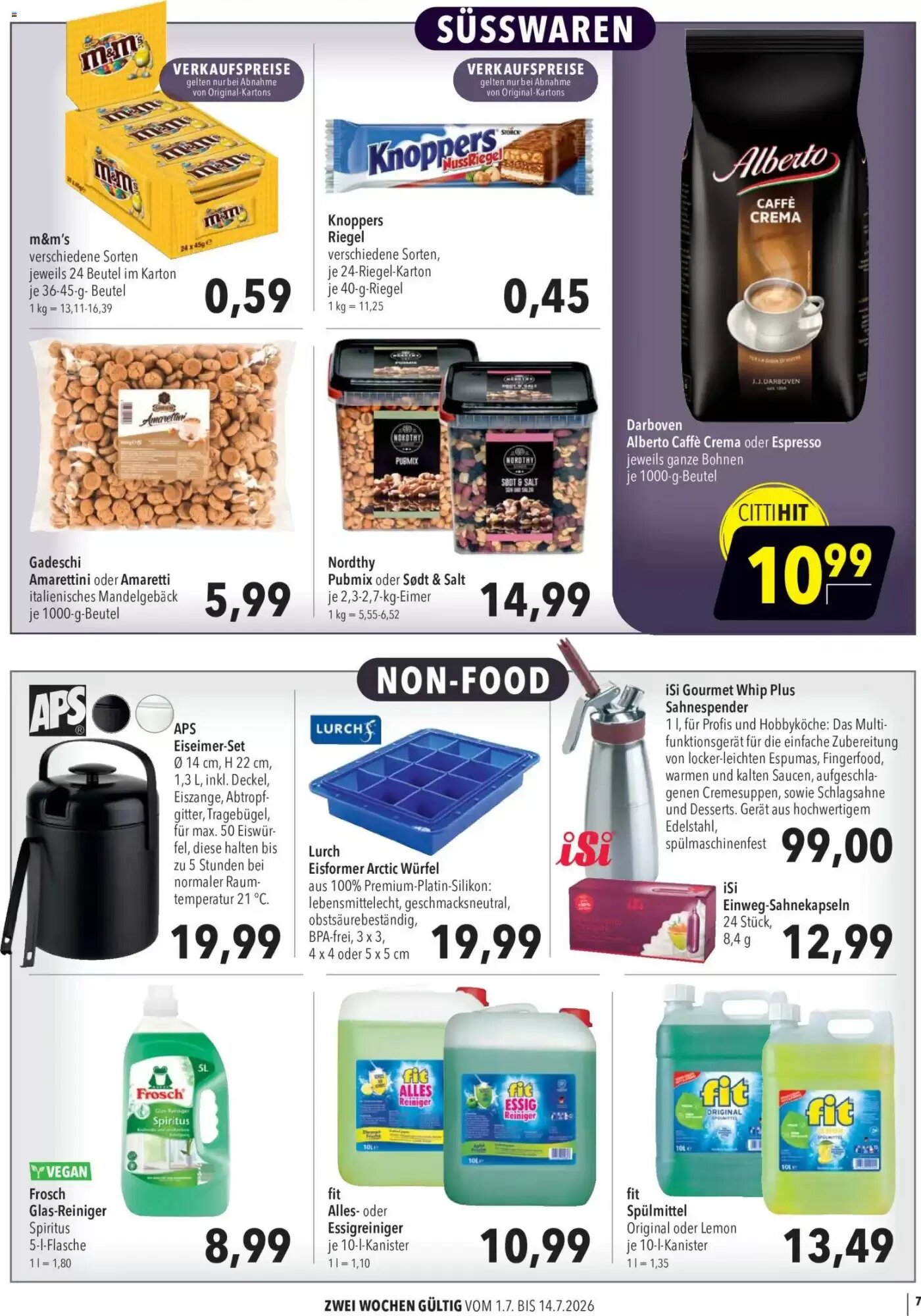 CITTI Markt Prospekt (ab 01.07.2026) zum Blättern - Seite 7