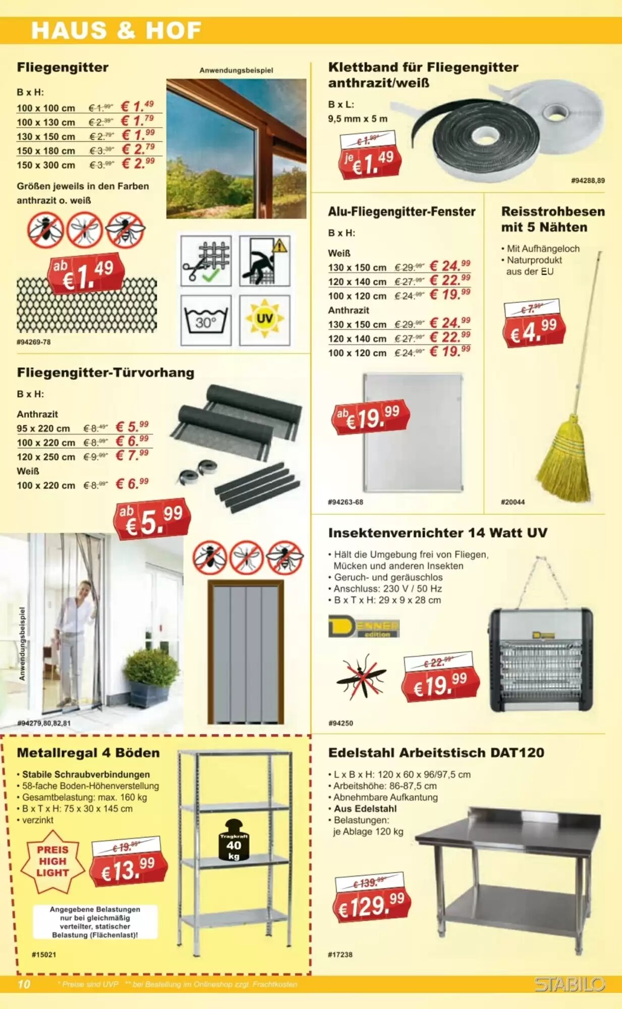 Stabilo Fachmarkt Prospekt (ab 01.07.2026) zum Blättern - Seite 10