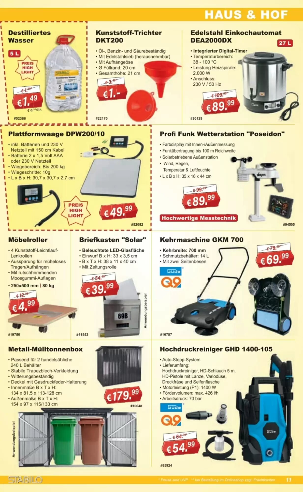 Stabilo Fachmarkt Prospekt (ab 01.07.2026) zum Blättern - Seite 11