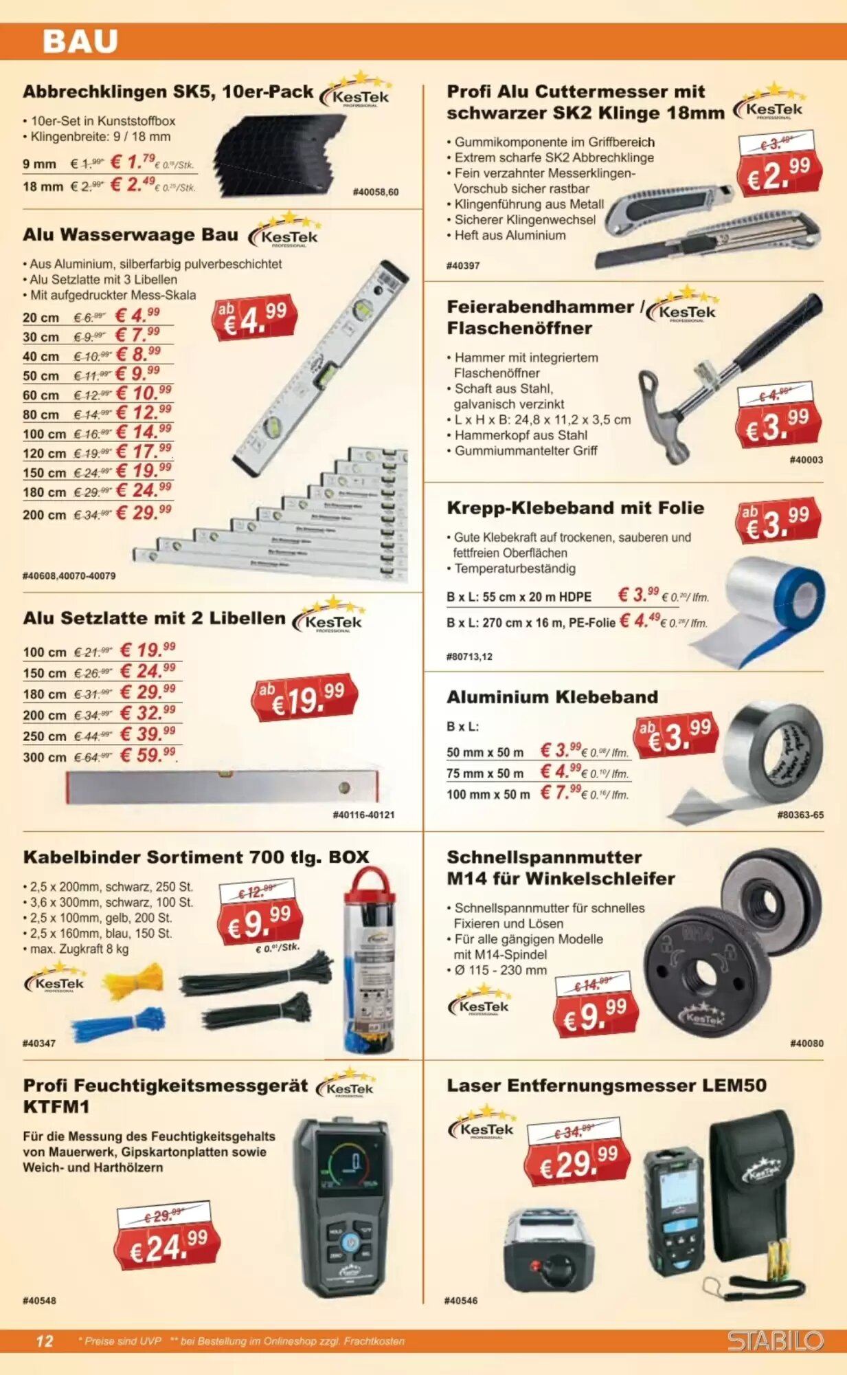 Stabilo Fachmarkt Prospekt (ab 01.07.2026) zum Blättern - Seite 12