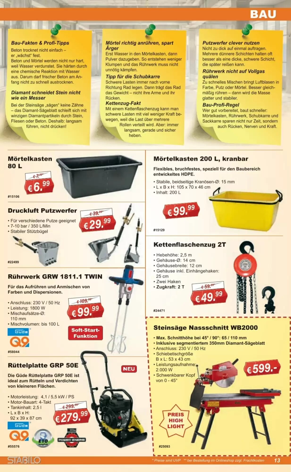 Stabilo Fachmarkt Prospekt (ab 01.07.2026) zum Blättern - Seite 13