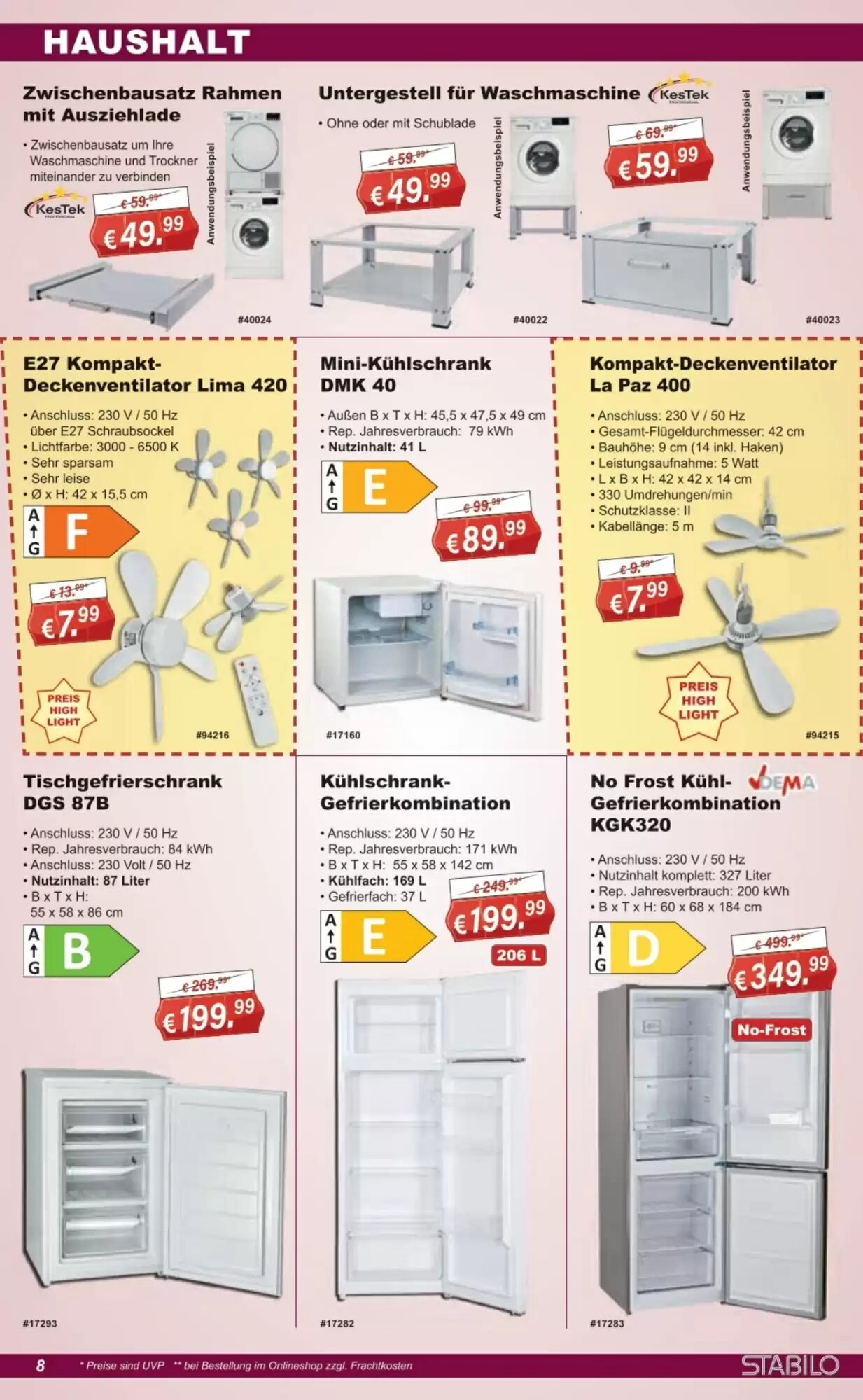 Stabilo Fachmarkt Prospekt (ab 01.07.2026) zum Blättern - Seite 8