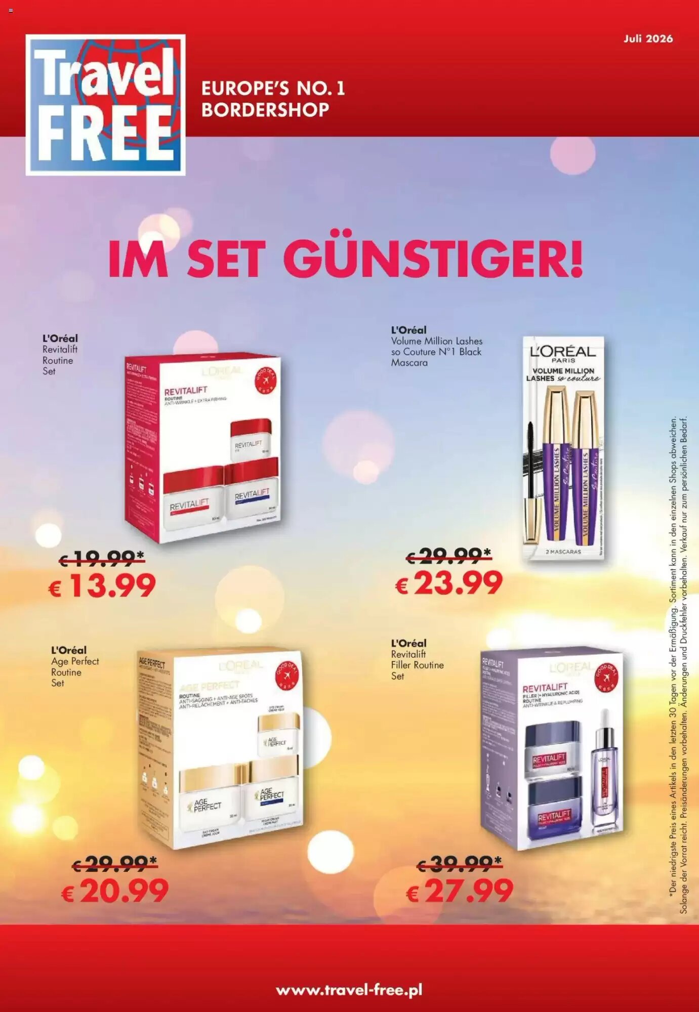 Travel Free Prospekt (ab 01.07.2026) zum Blättern - Seite 1