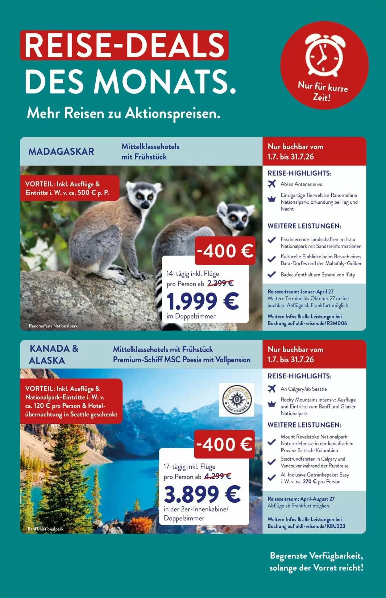 Aldi Süd Reisen Prospekt (ab 01.07.2026) zum Blättern - Seite 3