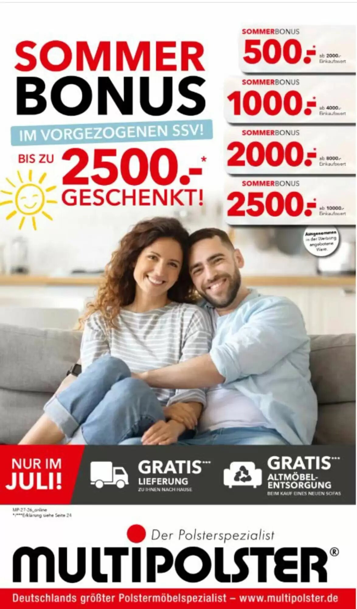 Multipolster Prospekt (ab 01.07.2026) zum Blättern - Seite 1