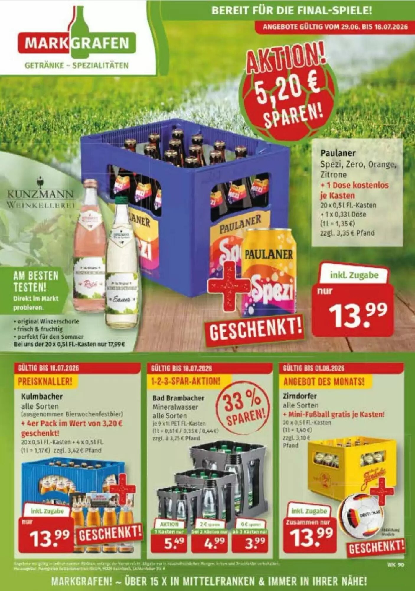 Markgrafen Prospekt (ab 01.07.2026) zum Blättern - Seite 1