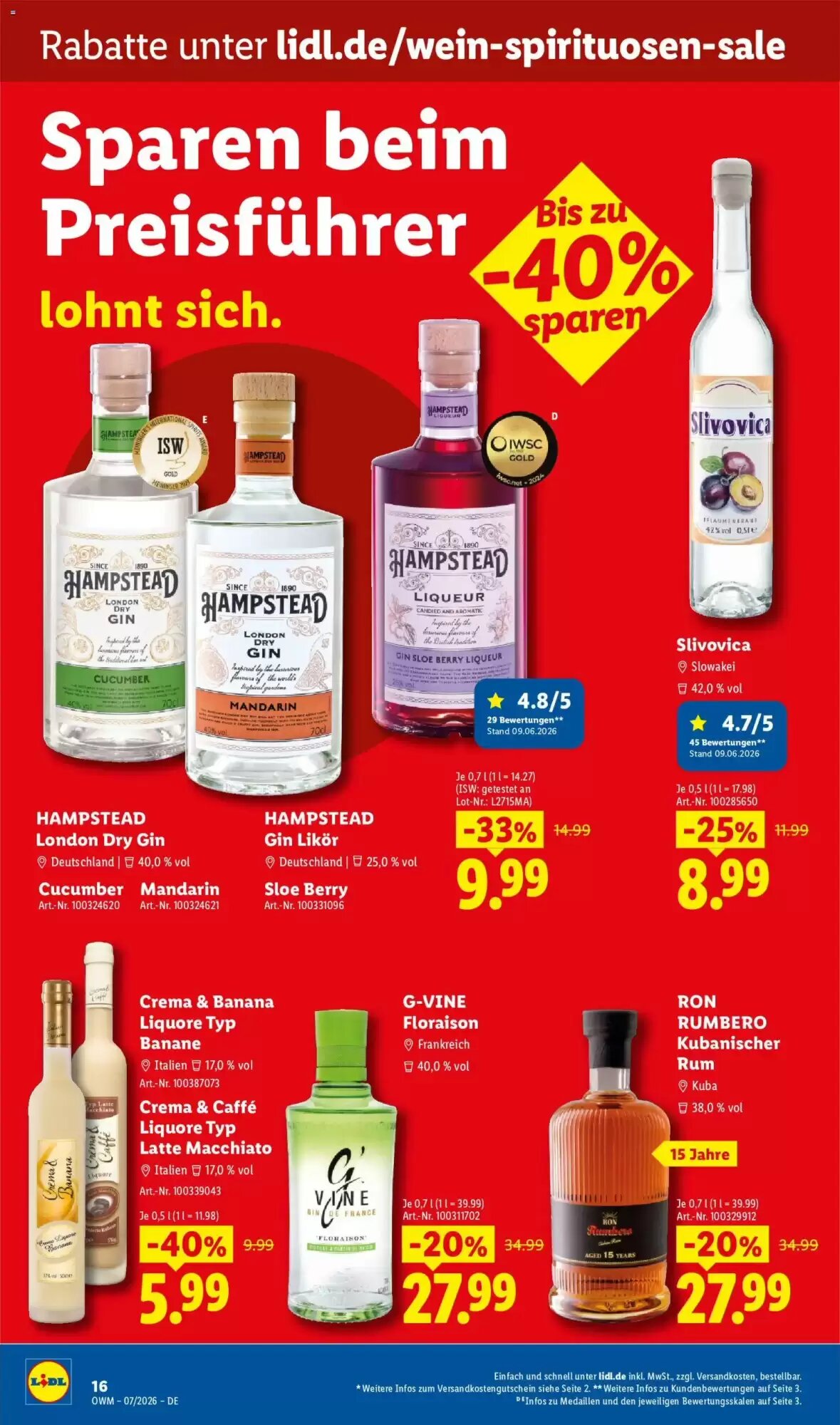 Lidl Prospekt (ab 01.07.2026) zum Blättern - Seite 16