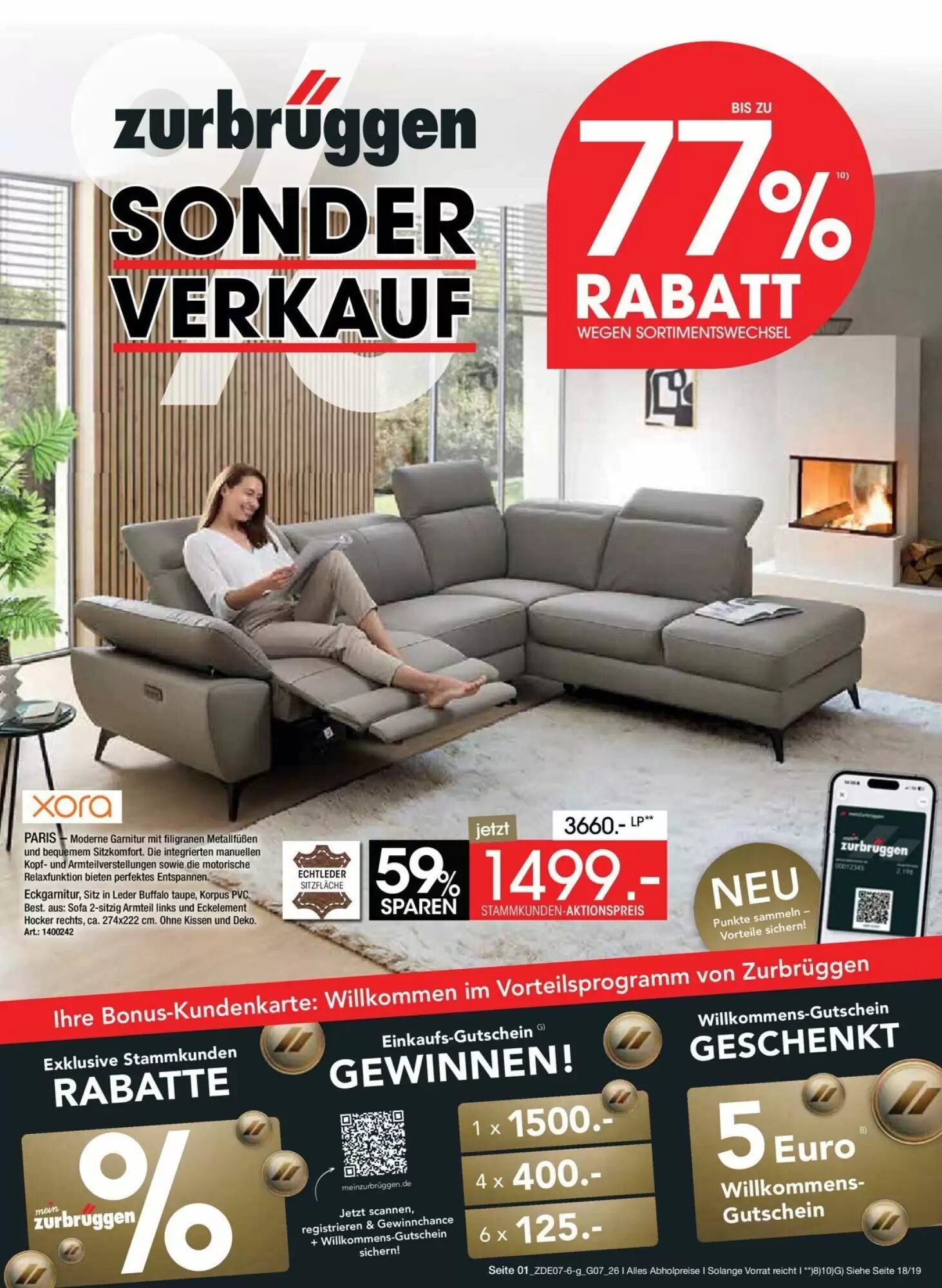 Zurbrüggen Prospekt (ab 01.07.2026) zum Blättern - Seite 1