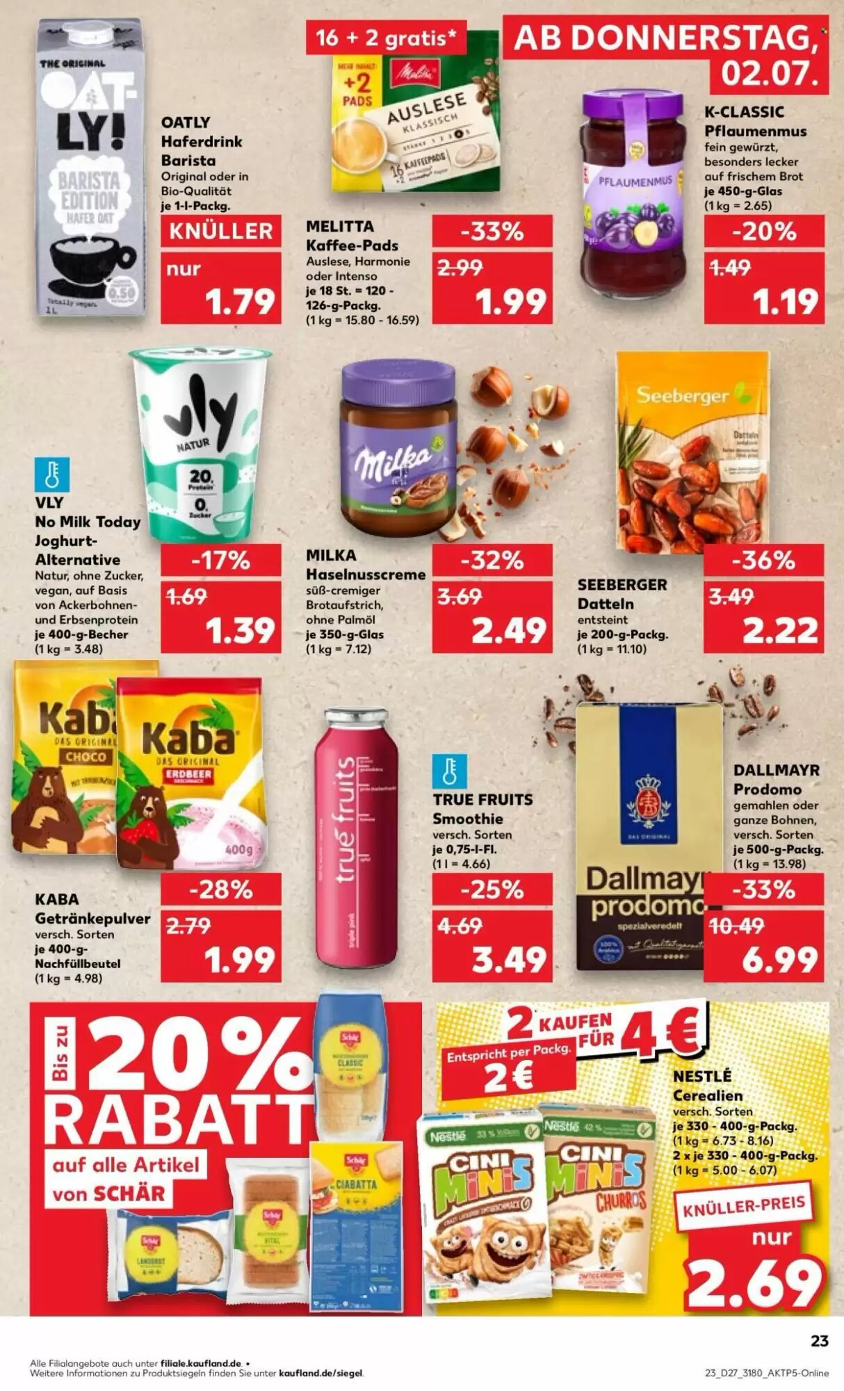 Kaufland Prospekt (ab 02.07.2026) zum Blättern - Seite 23