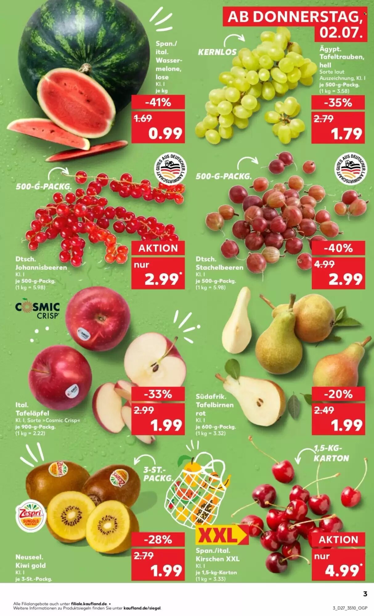 Kaufland Prospekt (ab 02.07.2026) zum Blättern - Seite 3