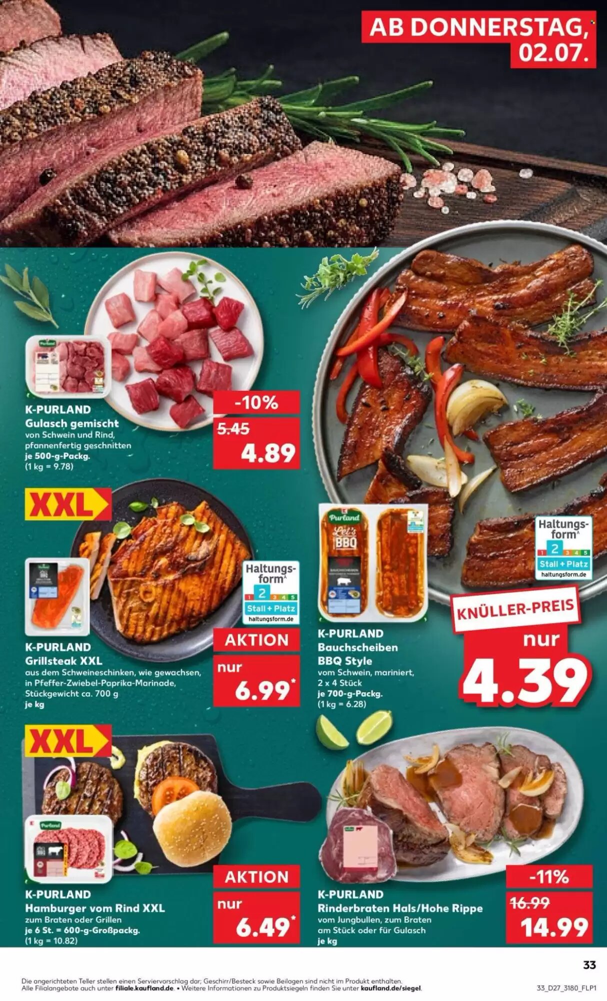 Kaufland Prospekt (ab 02.07.2026) zum Blättern - Seite 33