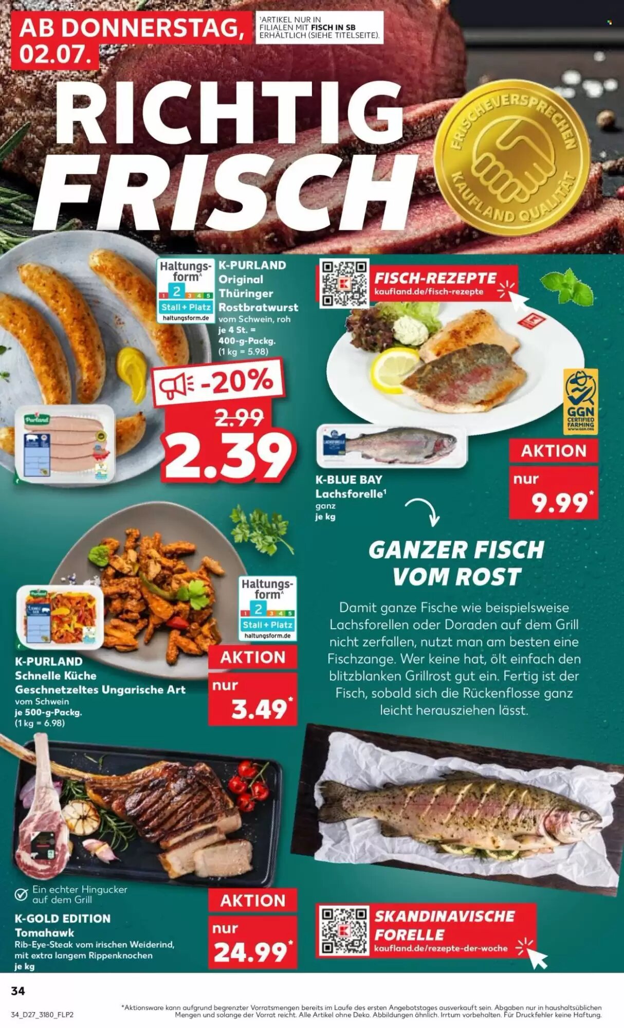 Kaufland Prospekt (ab 02.07.2026) zum Blättern - Seite 34