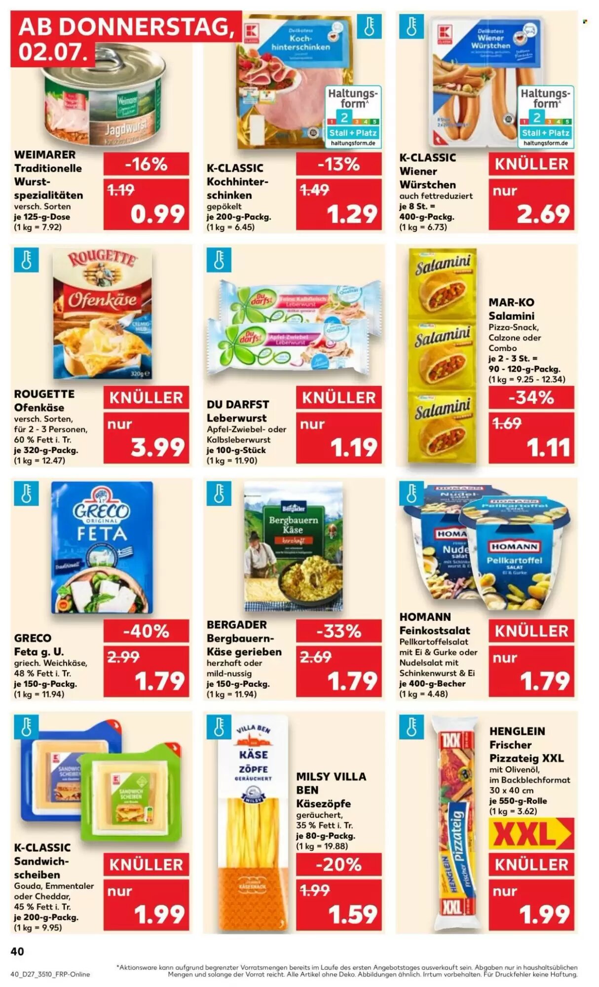 Kaufland Prospekt (ab 02.07.2026) zum Blättern - Seite 38