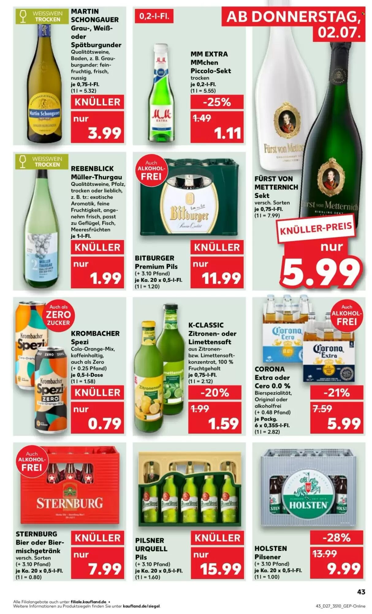 Kaufland Prospekt (ab 02.07.2026) zum Blättern - Seite 43