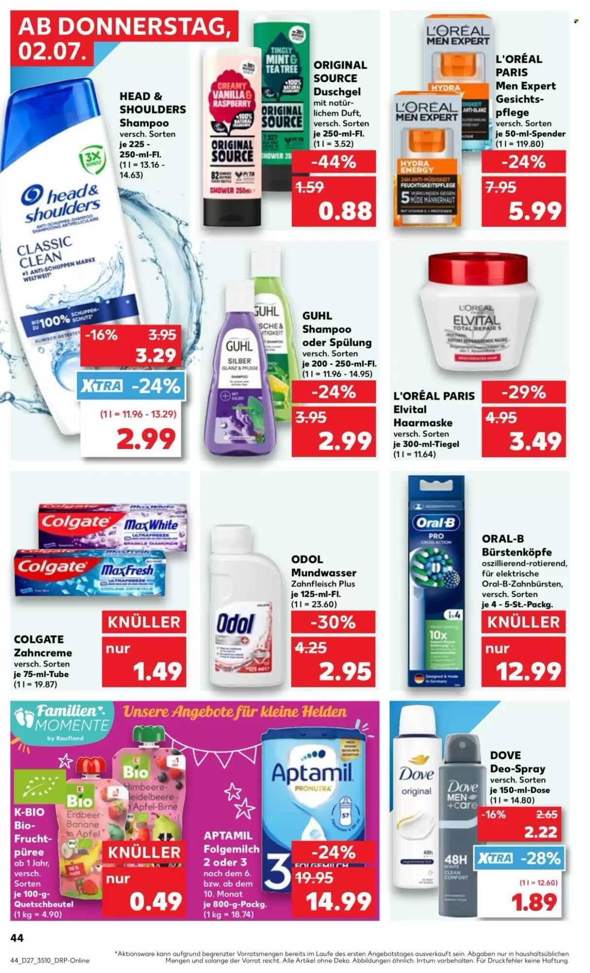 Kaufland Prospekt (ab 02.07.2026) zum Blättern - Seite 44