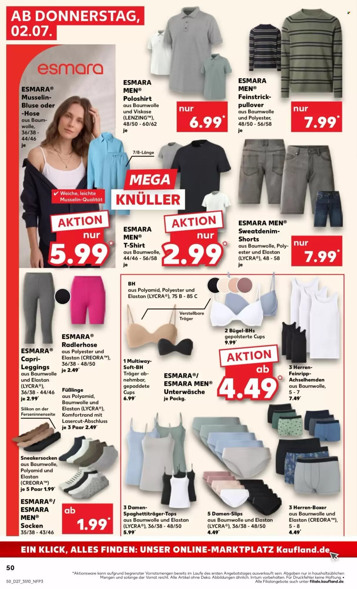 Kaufland Prospekt (ab 02.07.2026) zum Blättern - Seite 50
