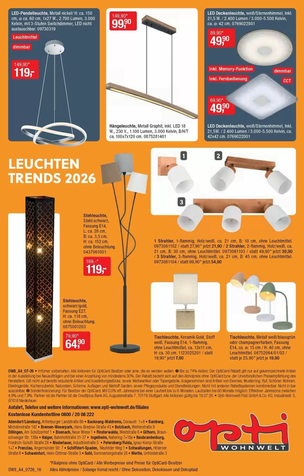 Opti Wohnwelt Prospekt (ab 02.07.2026) zum Blättern - Seite 16