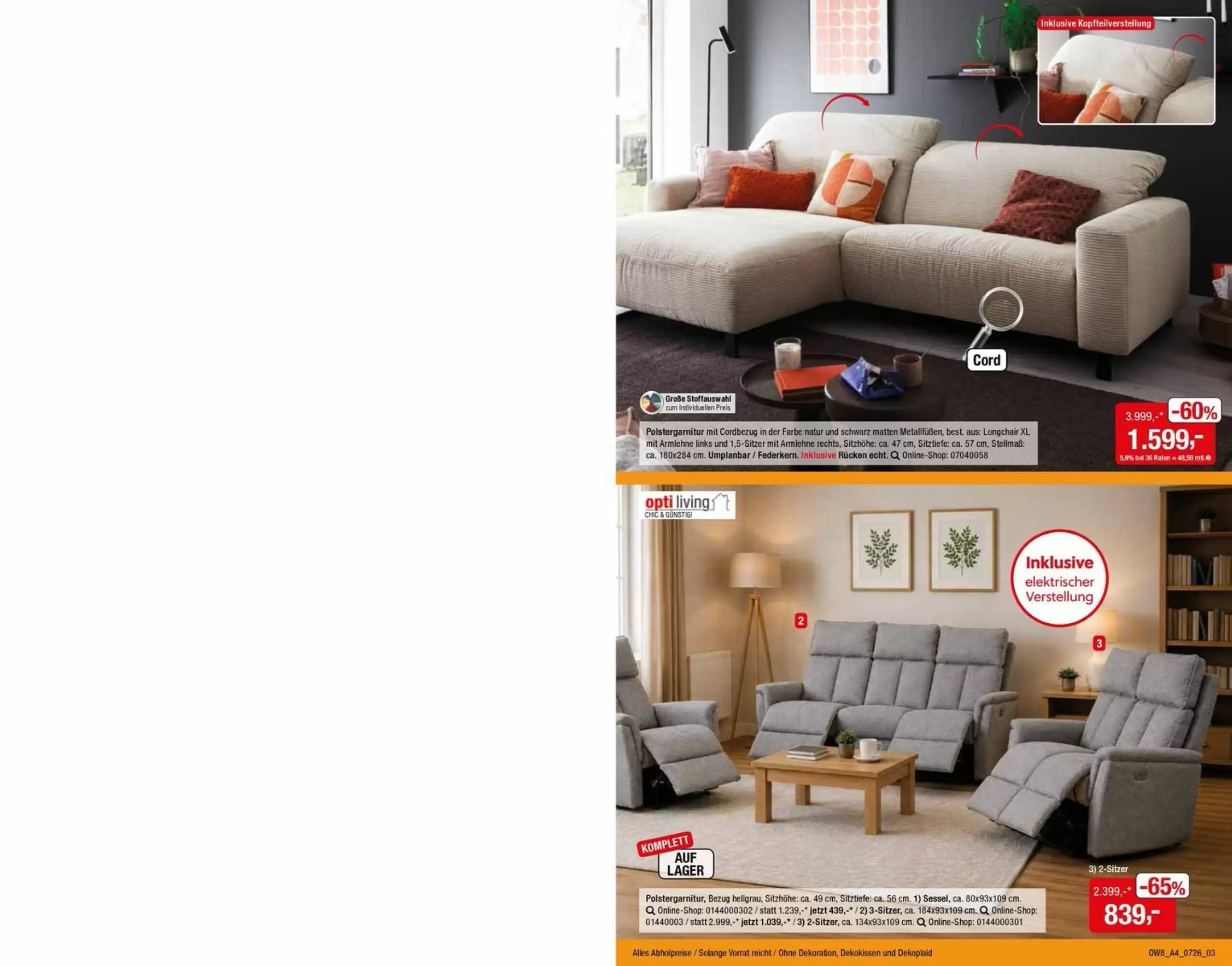 Opti Wohnwelt Prospekt (ab 02.07.2026) zum Blättern - Seite 3