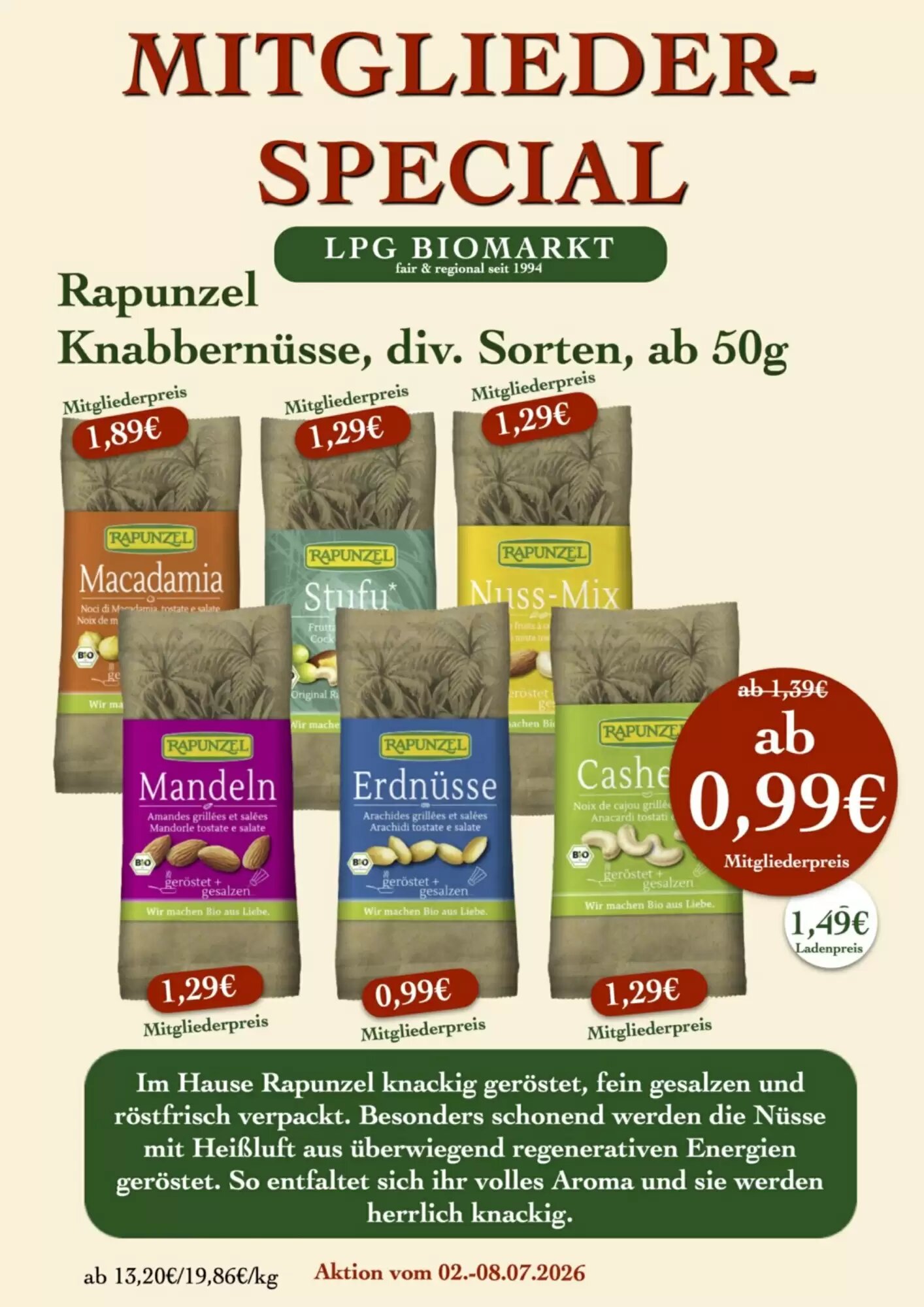LPG Biomarkt Prospekt (ab 02.07.2026) zum Blättern - Seite 14