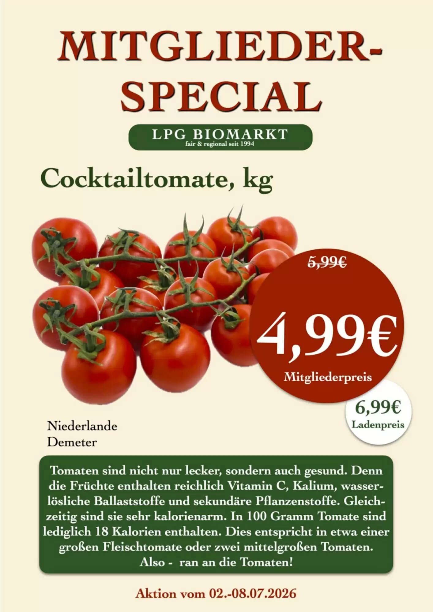 LPG Biomarkt Prospekt (ab 02.07.2026) zum Blättern - Seite 18