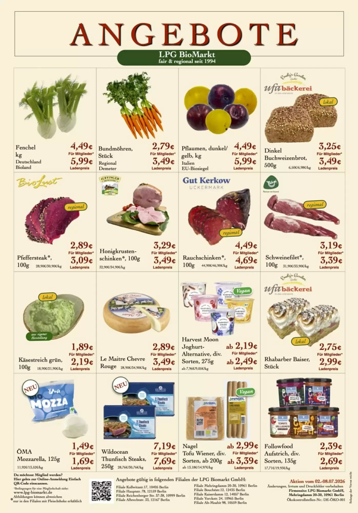 LPG Biomarkt Prospekt (ab 02.07.2026) zum Blättern - Seite 2