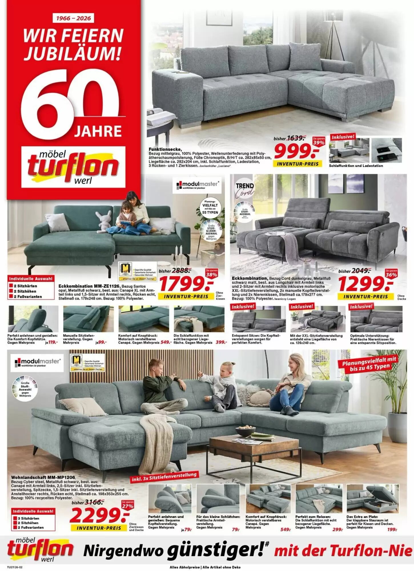 Möbel Turflon Prospekt (ab 02.07.2026) zum Blättern - Seite 2