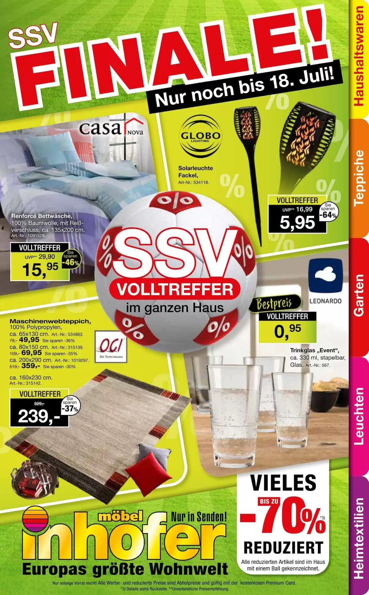 Möbel Inhofer Prospekt (ab 03.07.2026) zum Blättern - Seite 1