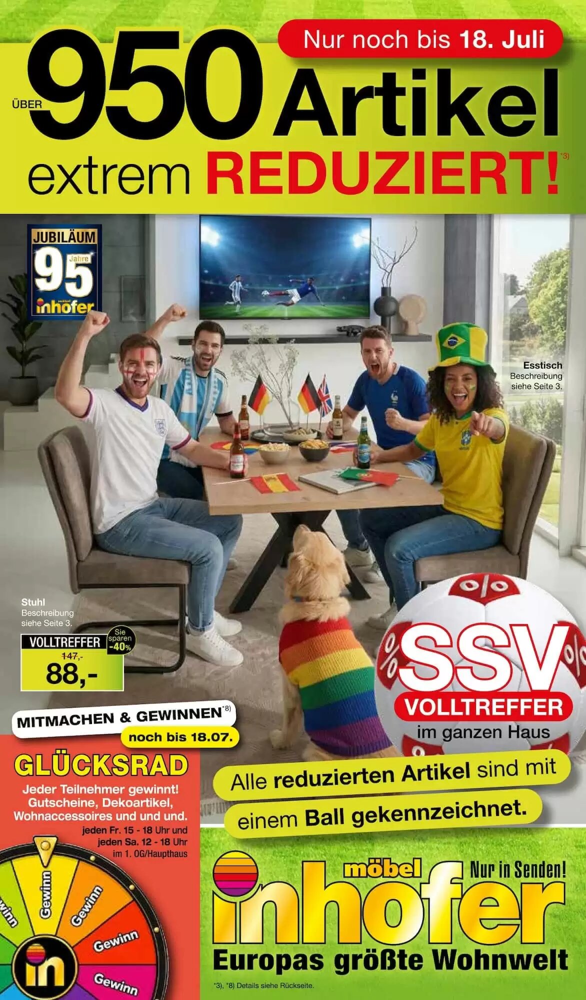 Möbel Inhofer Prospekt (ab 03.07.2026) zum Blättern - Seite 1